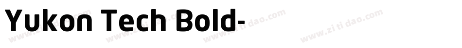 Yukon Tech Bold字体转换